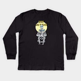 Monkey Gone To Heaven Kids Long Sleeve T-Shirt